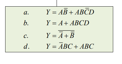 Solved Perform Logical Simplification Of The Equations | Chegg.com