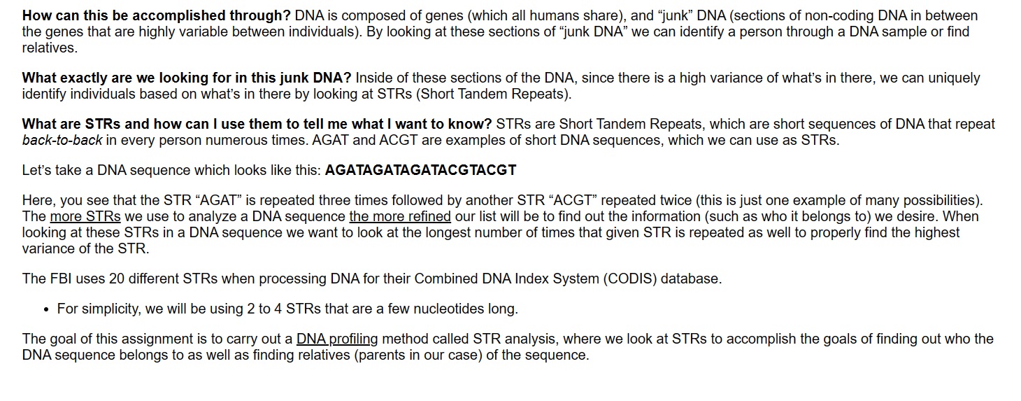 Solved DNA Profiling -60 ﻿course pointsThe purpose of this | Chegg.com