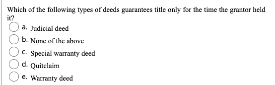 Solved The Difference Between A Warranty Deed And A Special Chegg Com   PhpLOdd82