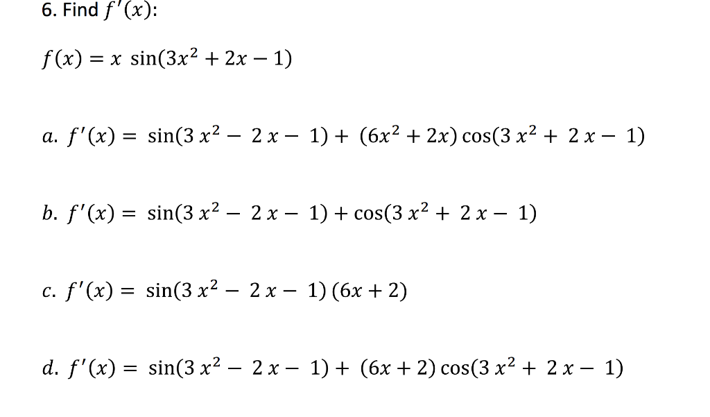 F(X)=3x^2-cos^2x. F(X)=sin x+3 f(x)=cos x. Cos3x формула. F(x1,x2)= x1*x2 функция.