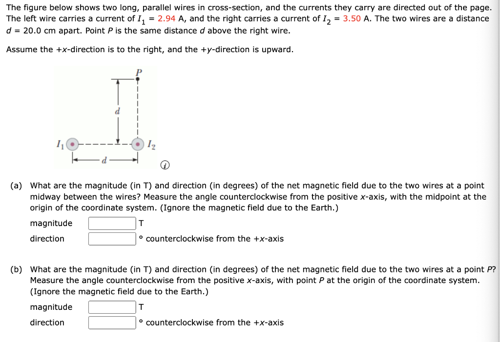 Solved The figure below shows two long, parallel wires in | Chegg.com