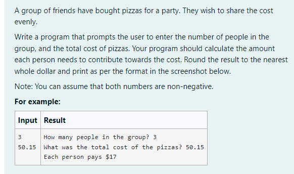 Solved A Group Of Friends Have Bought Pizzas For A Party. | Chegg.com