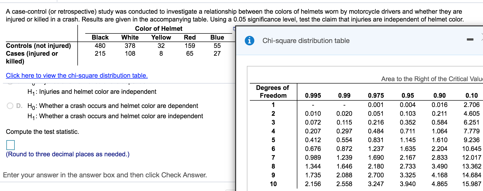 Solved A casecontrol (or retrospective) study was conducted
