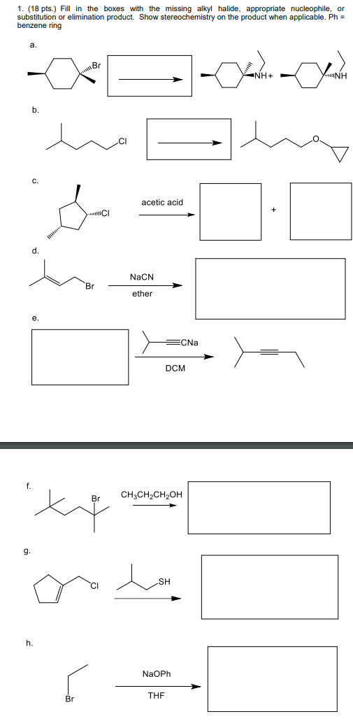 Solved Fill In The Boxes With The Missing Alkyl Halide Chegg Com   PhpYue9iO