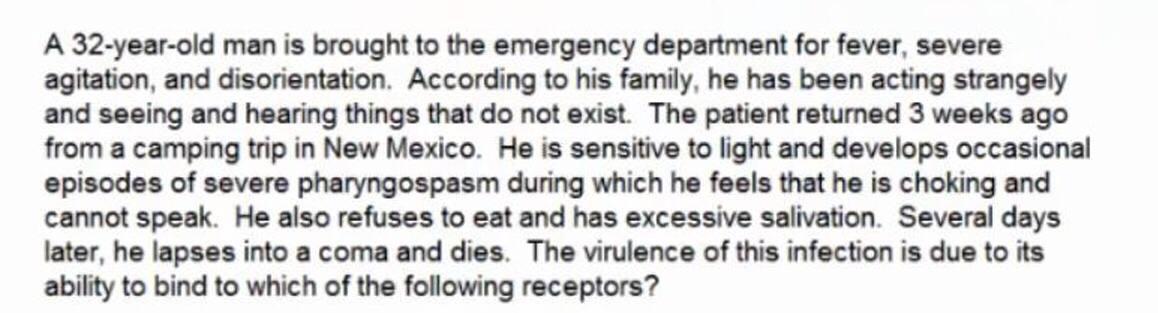 Solved A 32-year-old man is brought to the emergency | Chegg.com