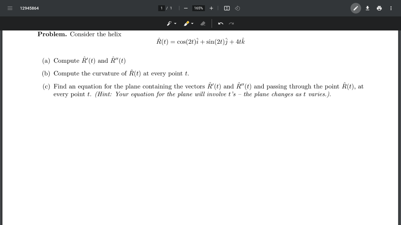 Solved 1 1 165 Problem Consider The Heli Chegg Com