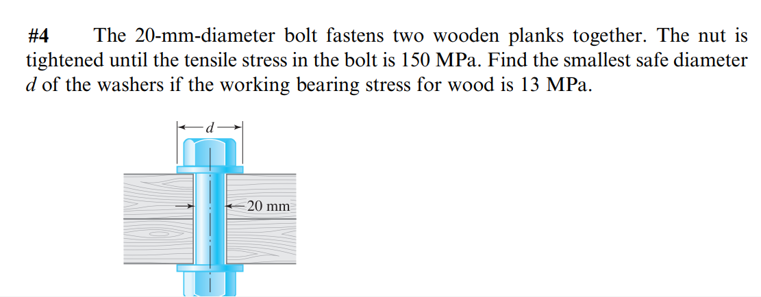 solved-4-the-20-mm-diameter-bolt-fastens-two-wooden-planks-chegg