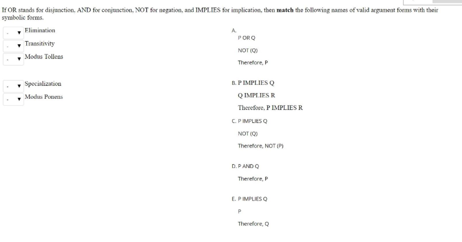 Solved If Or Stands For Disjunction And For Conjunction Chegg Com