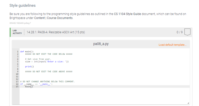 Solved Use Python. DO NOT use global variable, semicolon, | Chegg.com