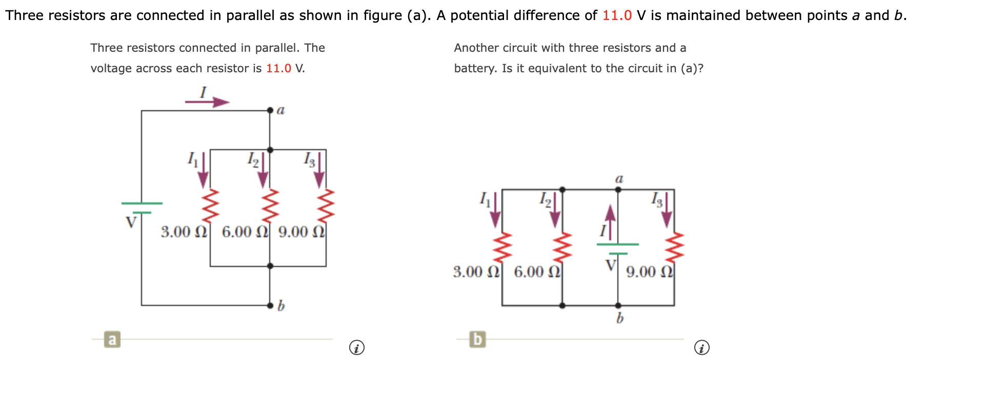 Solved Three Resistors Are Connected In Parallel As Shown In | Chegg.com