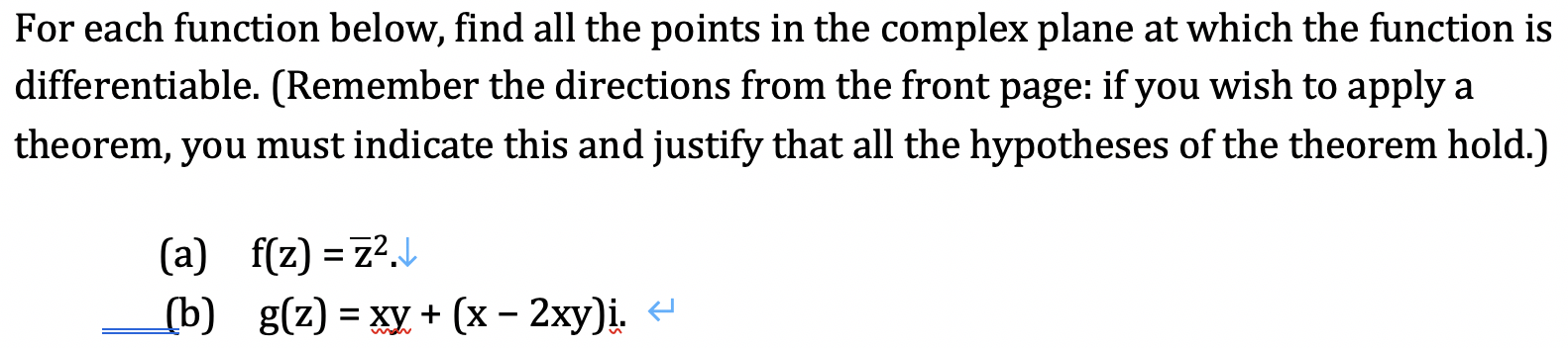 Solved For each function below, find all the points in the | Chegg.com