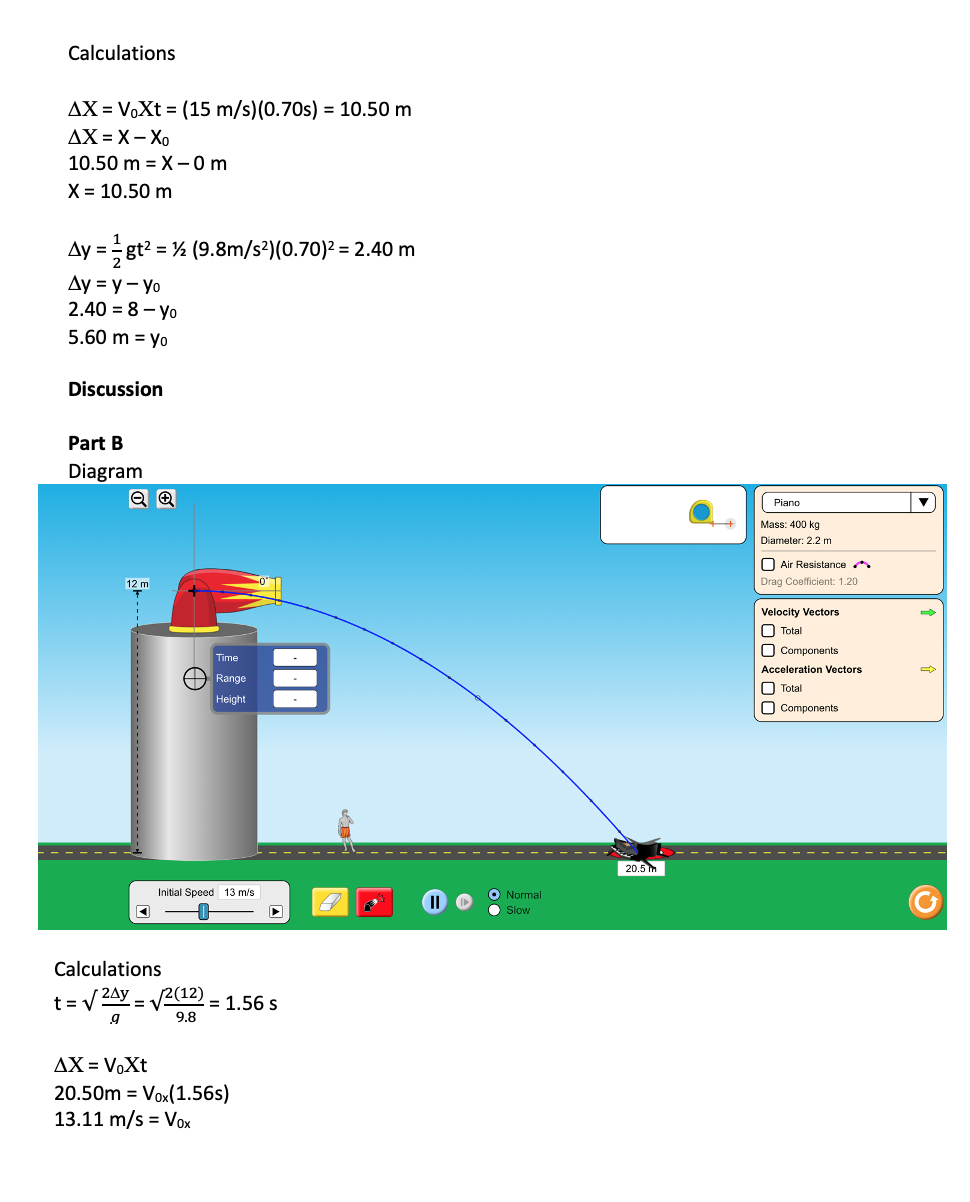 projectile motion