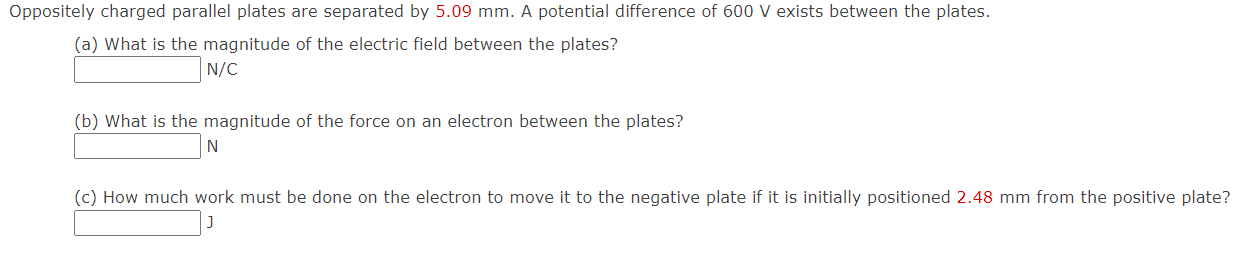 Solved Oppositely charged parallel plates are separated by | Chegg.com