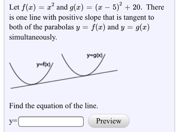 find the slope of fx equation