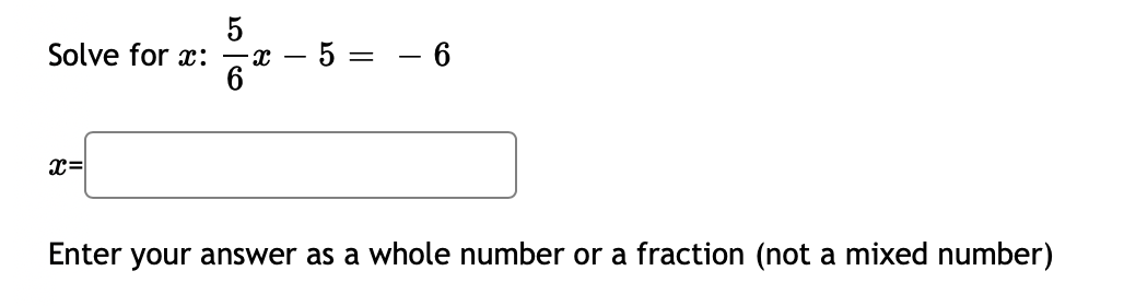 4 5 x 1 1 6 as a whole number