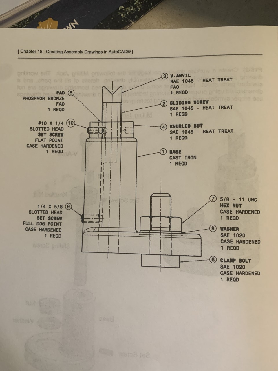 Chapter 18 Creating Assembly Drawings in AutoCAD®]