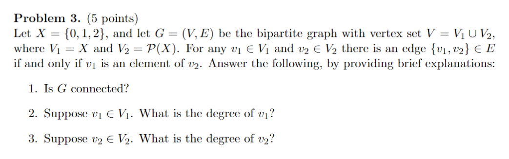 Solved Problem 3 5 Points Let X 0 1 2 And Let G Chegg Com