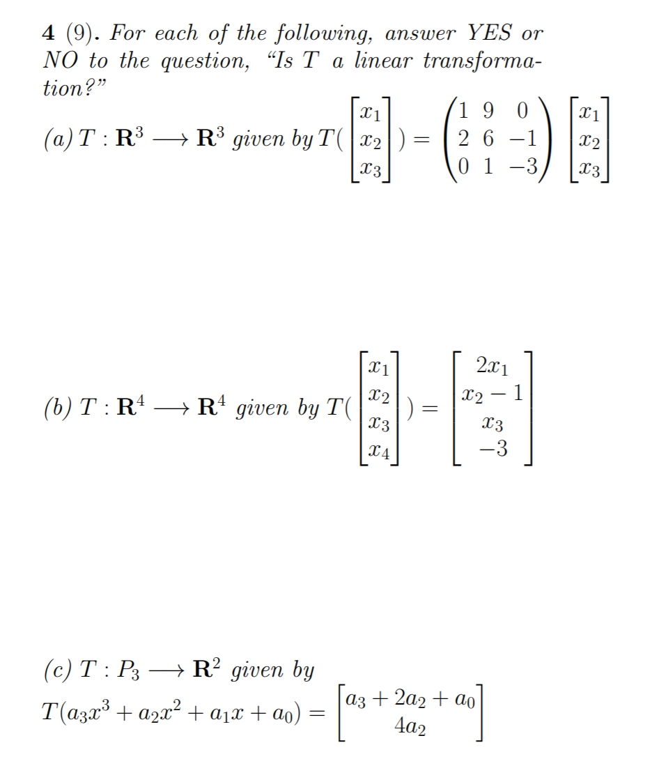 Solved "*Regions (3) -682) 4 (9). For each of the following, | Chegg.com
