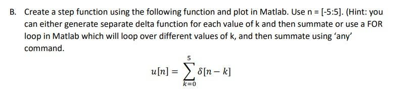 Solved Create a step function using the following function | Chegg.com