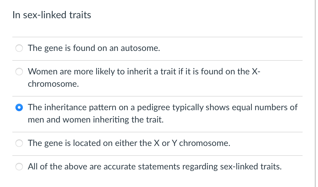 Solved Which Of The Following Is An Example Of Epistatic | Chegg.com