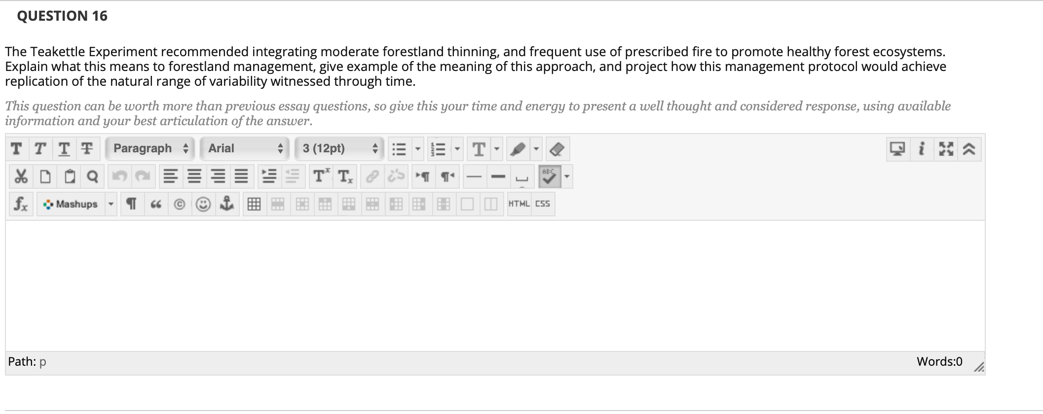 Solved QUESTION 16 The Teakettle Experiment