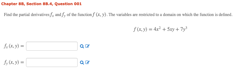 Solved Chapter 8B, Section 8B.4, Question 001 Find The | Chegg.com