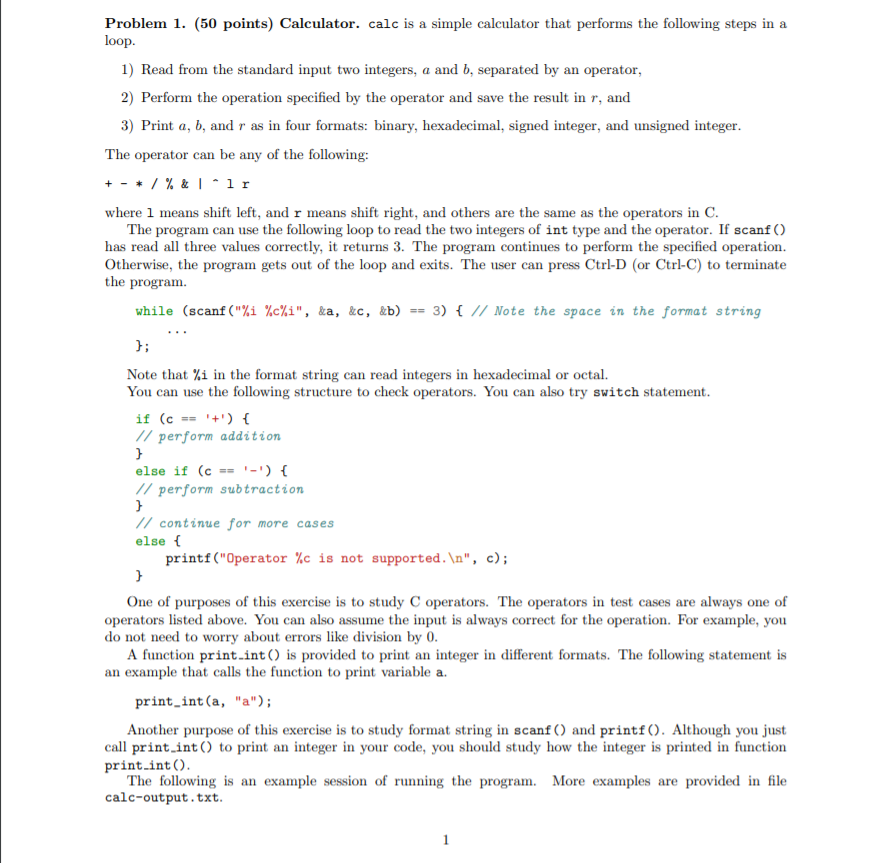 I need this in C Programming. Also please edit the | Chegg.com