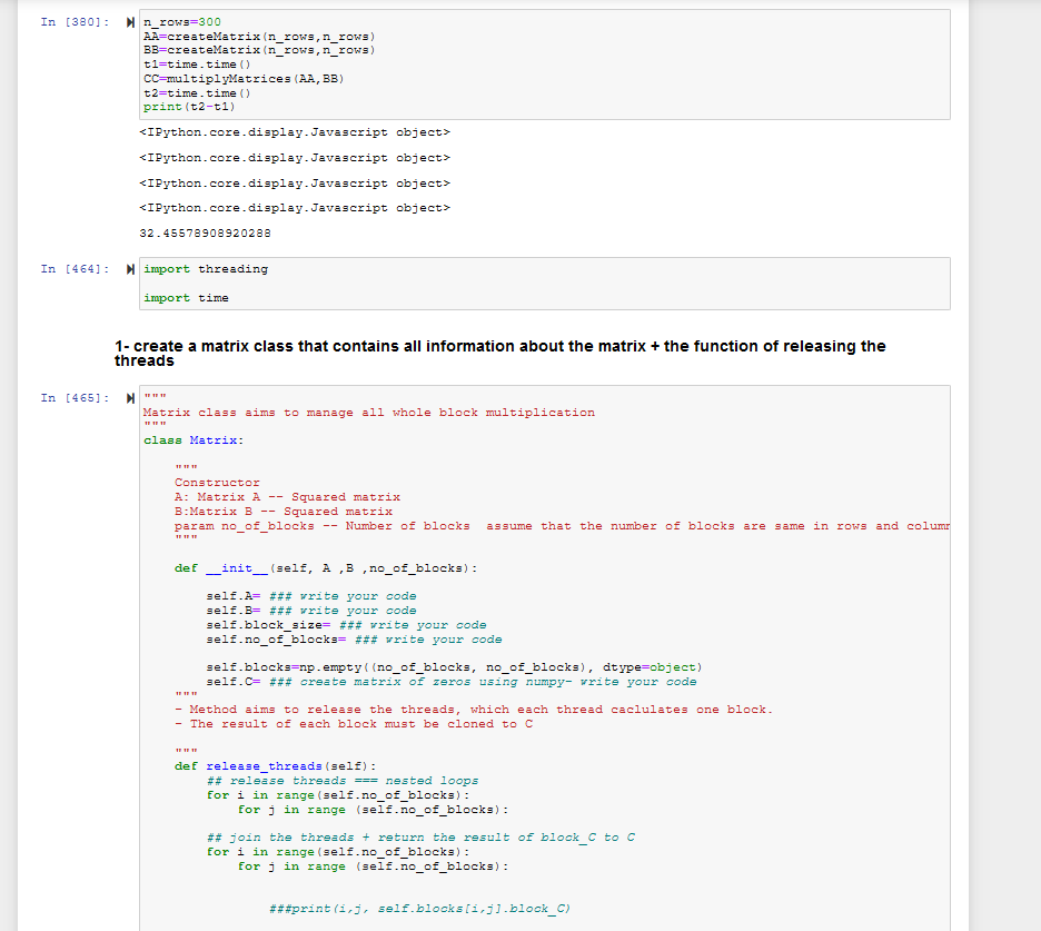 Solved Matrix multiplication is one of the most fundamental | Chegg.com