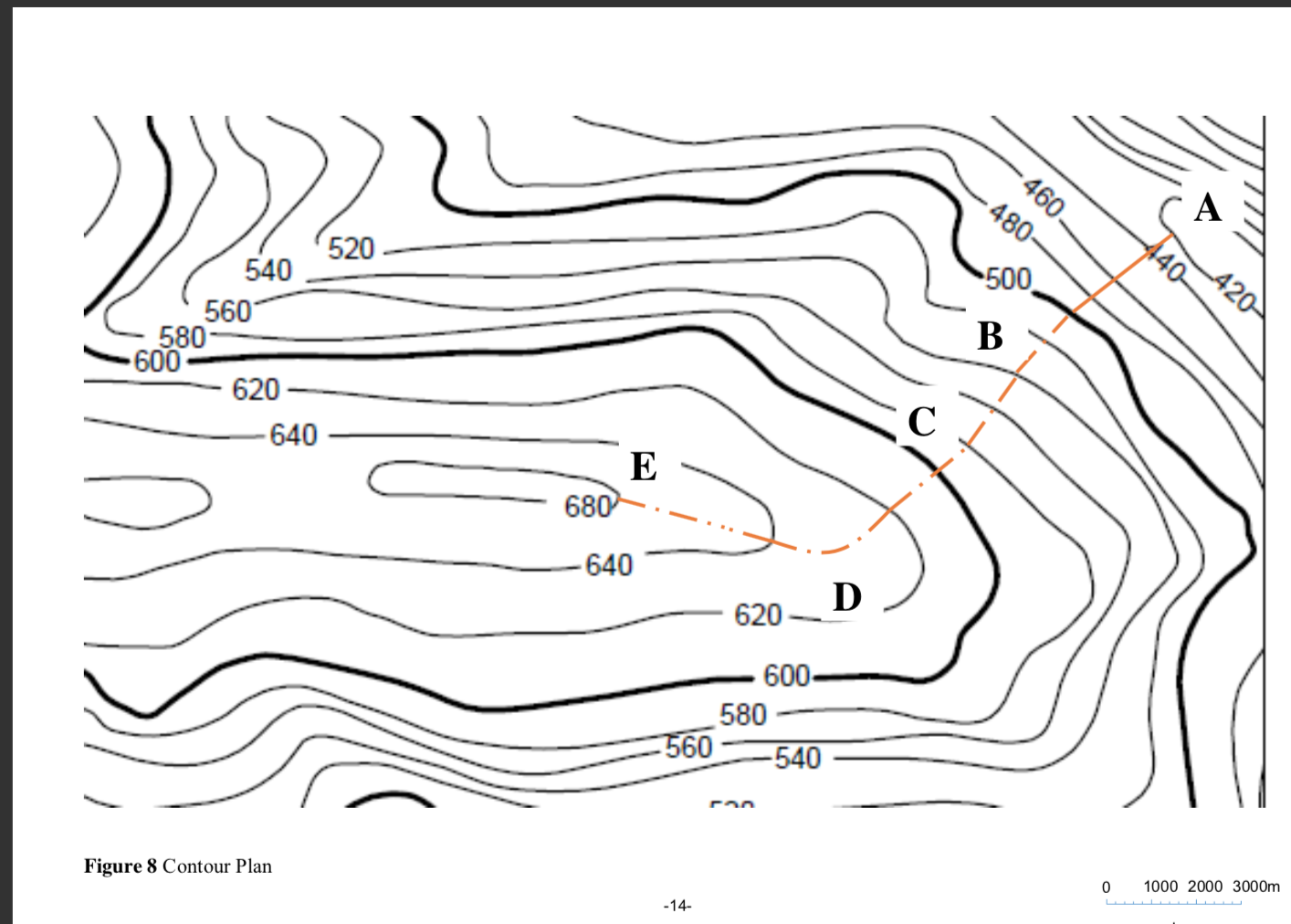 Solved Determine the vectored slope along the traverse ABCDE | Chegg.com