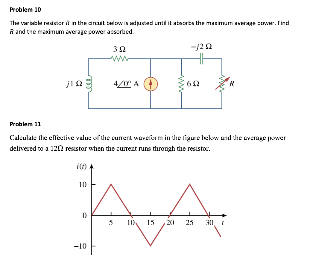 solved-problem-10-the-variable-resistor-r-in-the-circuit-chegg