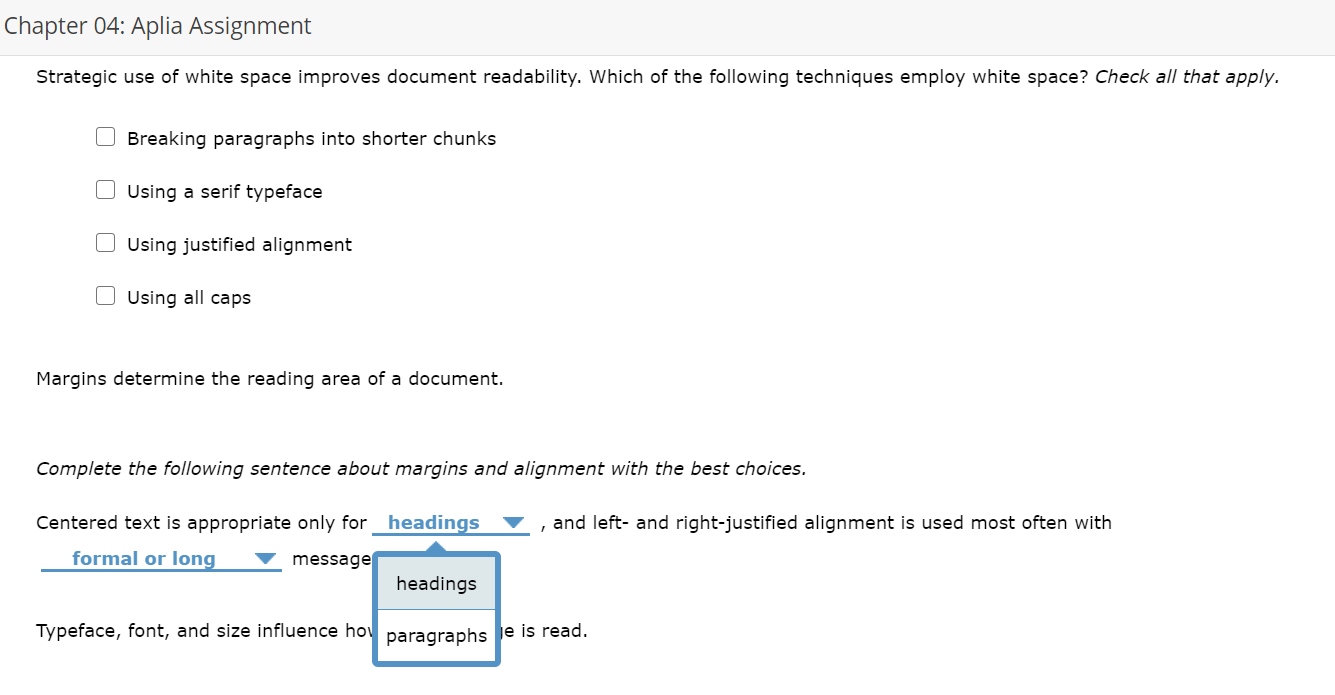 aplia assignment chapter 4 answers
