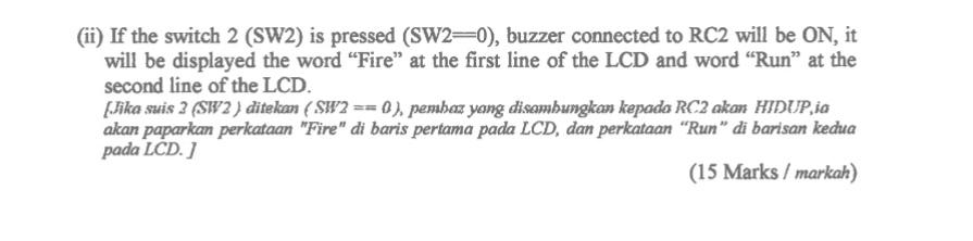 Solved Question 3 (Soalan 3] a) The below program code as | Chegg.com