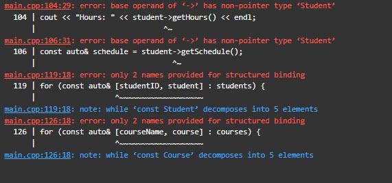 Solved A C++ program that I'm creating will register | Chegg.com