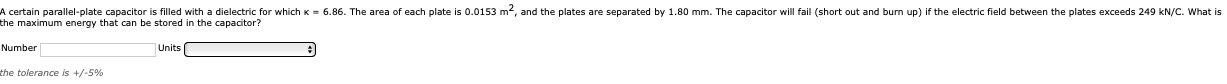 Solved You are asked to construct a capacitor having a | Chegg.com