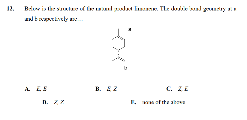 Solved Below Is The Structure Of The Natural Product