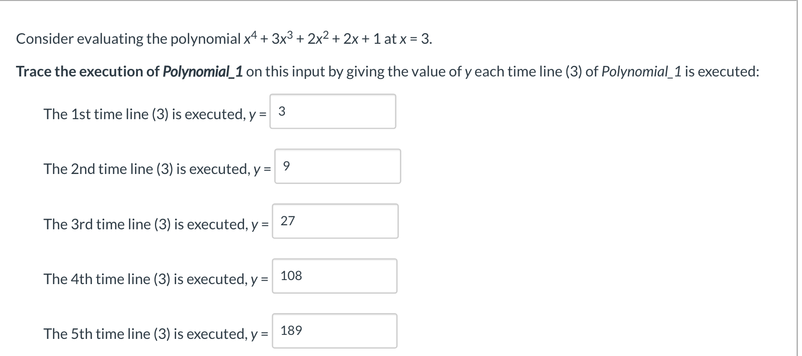 Consider the following program specification for | Chegg.com