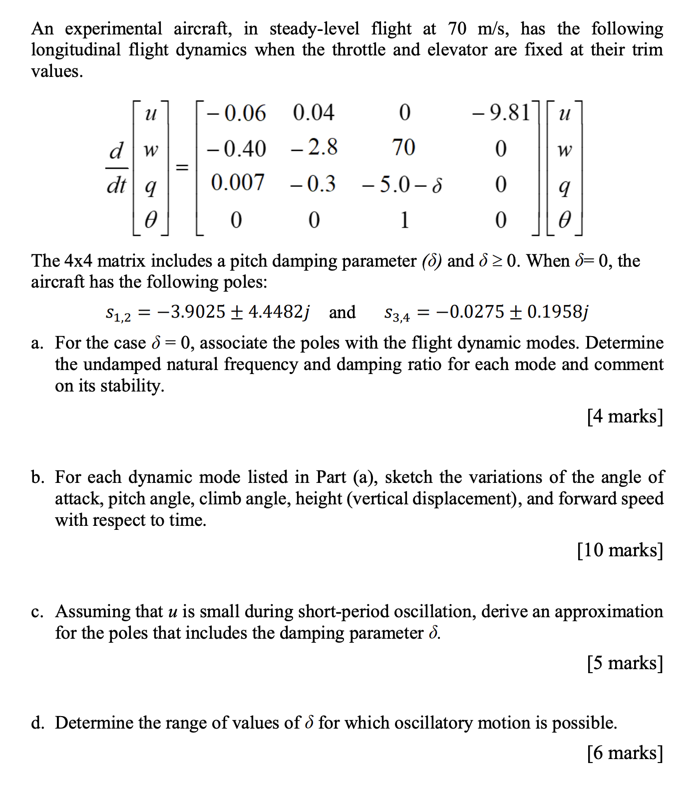 Solved An experimental aircraft, in steady-level flight at | Chegg.com