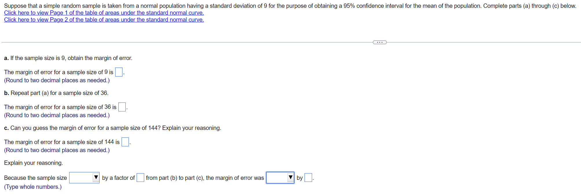 Solved The first drop down box dialog is increase or | Chegg.com