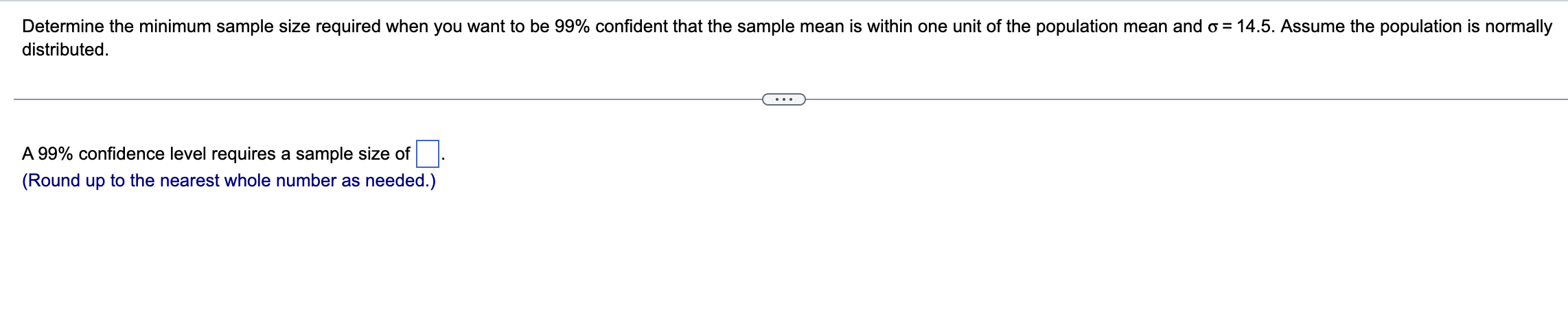 Solved Determine the minimum sample size required when you | Chegg.com