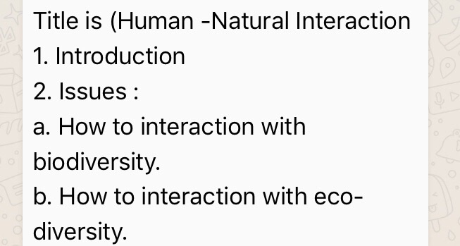 Solved Title is (Human -Natural Interaction 1. Introduction | Chegg.com