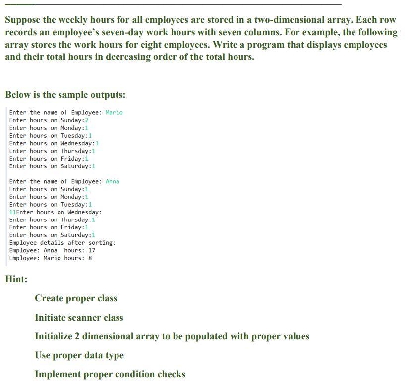 Solved Need help with this Java program. Please include | Chegg.com