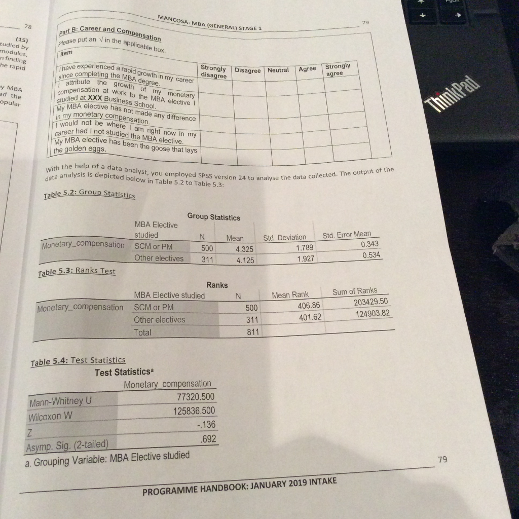 MANCOSA MBA (GENERAL) STAGE 1 Supply chain