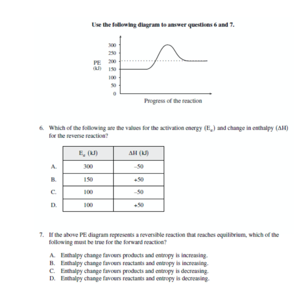 Solved Use The Following Diagram To Answer Questions 6 And