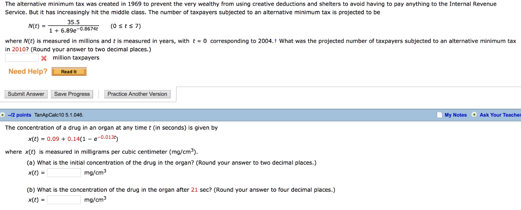 Solved The alternative minimum tax was created in 1969 to | Chegg.com