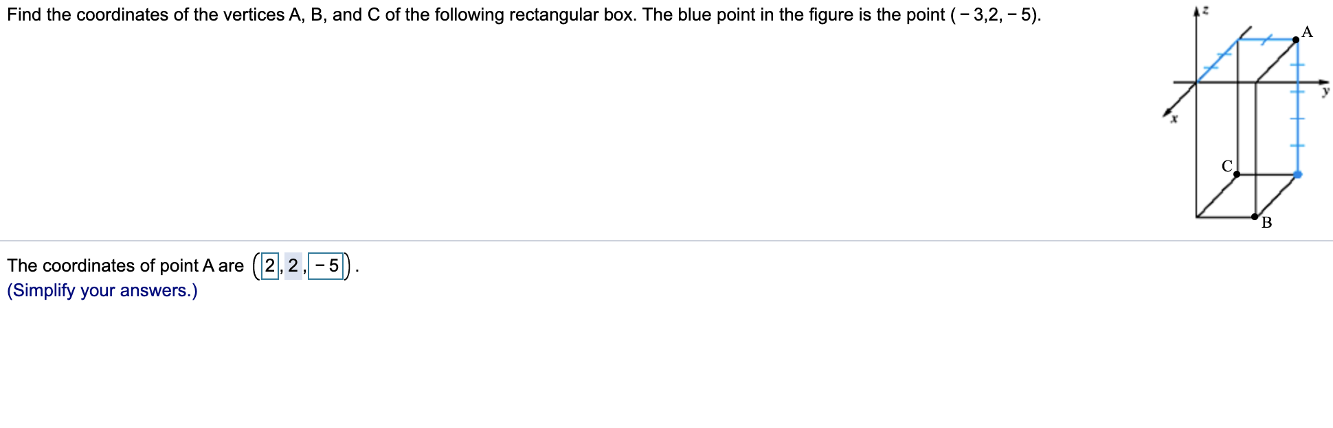 Solved Find The Coordinates Of The Vertices A, B, And C Of | Chegg.com