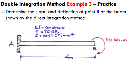 Double Integration Method Beam Deflection Examples The Best Picture 