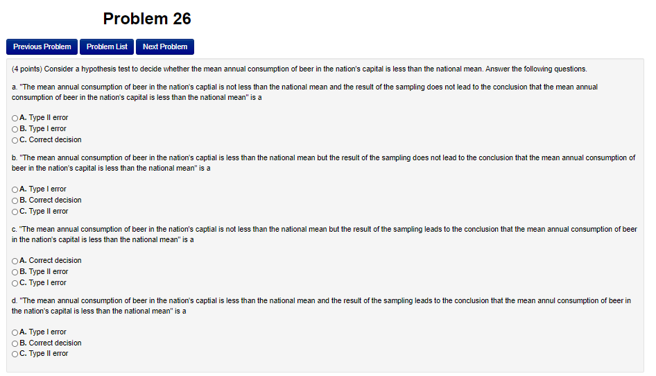 Solved Problem 26 Previous Problem Problem List Next Problem | Chegg.com