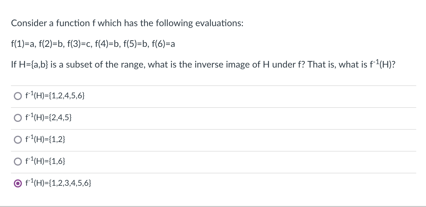 Solved Consider A Function F Which Has The Following | Chegg.com