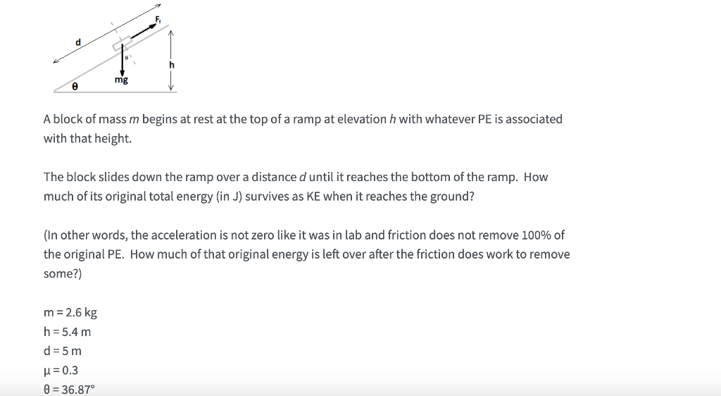 Solved 2. If the leftover energy in the previous problem is