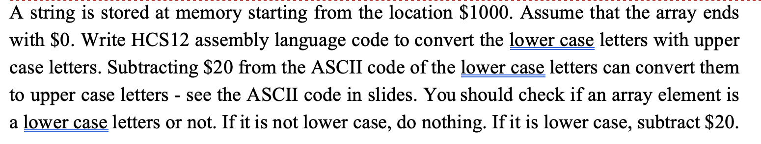 A string is stored at memory starting from the | Chegg.com
